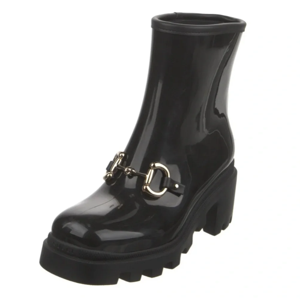 🌟 Host Pick 🌟 Gucci Patent Leather Rain Boots - Picture 10 of 14